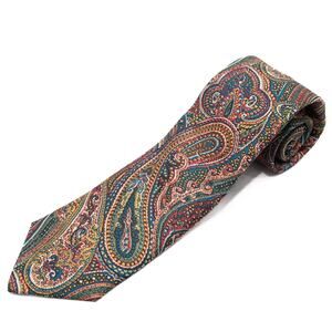 Daniel Cremieux Paisley 100% Silk Neck Tie Necktie Made In Italy